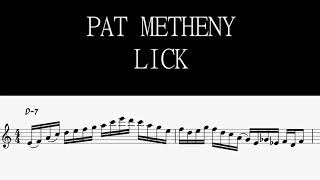 JAZZ GUITAR LESSON PAT METHENY LICK [upl. by Prebo342]