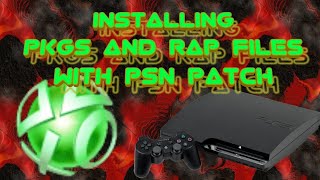 Installing PKGs and RAP Files Using PSN Patch [upl. by Derrek]