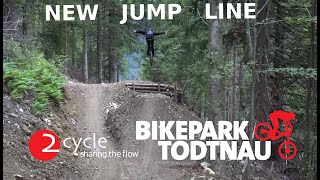 Bikepark Todtnau Downhill and NEW JUMPLINE 2018 4K [upl. by Jamesy903]