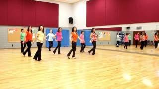 Tennessee Whiskey  Line Dance Dance amp Teach in English amp 中文 [upl. by Teloiv]