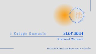 Baptyści Gdańsk Krzysztof Wantuch [upl. by Crowns]