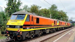 Trains at Acton Bridge Action packed FreightSpeed 11092023 trains railway trainvideos [upl. by Balf531]