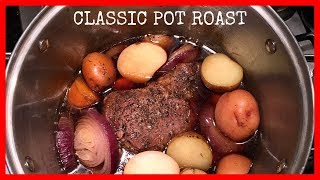 Perfect Pot Roast  Easy Chuck Roast Recipe Oven Baked [upl. by Horace]