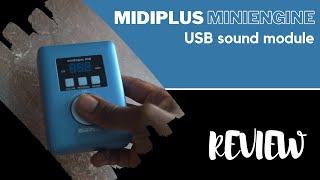 Midiplus Miniengine Review  Portable USB sound module [upl. by Aiket]