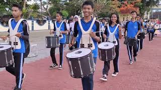 Penampilan Terbaik drum band SMA N 1 KOTA TUAL [upl. by Boutis62]