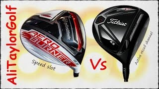 TAYLORMADE AEROBURNER v TITLEIST 915 D2 DRIVER [upl. by Harbird617]