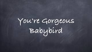 Youre GorgeousBabybird Lyrics [upl. by Viveca82]