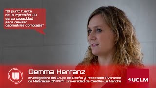 La profesora de la UCLM Gemma Herranz participa en «Universo Sostenible» dedicado a la impresión 3D [upl. by Carlick]