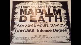 Carcass UK Live  ULU London UK February 23rd 1989 ReripAudio update 2024 [upl. by Ylla570]