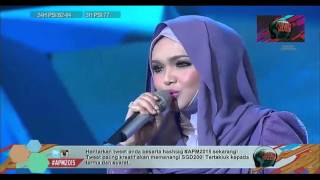 Dato Seri Siti Nurhaliza amp Cakra Khan  Seluruh Cinta Live in APM [upl. by Ynahteb]