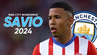 Savio is Man Citys Next WONDERKID  Savio Highlights 2024  Dribbles Skills Assists and Goals HD [upl. by Esmaria825]