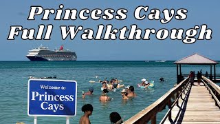 Carnival Freedom 2024  Princess Cays Full Walkthrough [upl. by Ashlen]