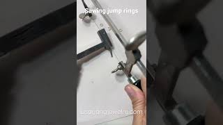 Making jump rings with a saw [upl. by Jared]