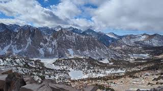 Kings Canyon National Park from Kearsarge Pass timelapse [upl. by Euphemie]