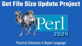 Perl Get File Size amp Update File Beginners Mini Programming Project 2024 [upl. by Hufnagel]