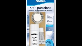 Cramer KitRiparazione per Superfici Smaltate Ceramica amp Acrilico [upl. by Norramic]