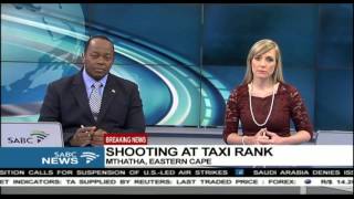 BREAKING NEWS A shooting leaves three dead at Mthatha taxi rank [upl. by Atauqal]