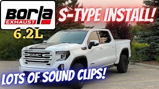 Borla SType CatBack Exhaust Install amp Review – 20192023 GMC Sierra amp Chevy Silverado 62L [upl. by Moyna702]