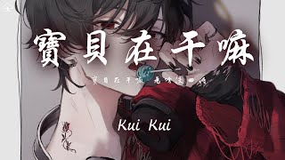 Kui Kui  寶貝在幹嘛 「寶貝在幹嘛 為啥沒回話」【動態歌詞PinyinLyrics】♪ [upl. by Serrell]