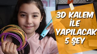 3 Boyutlu Kalem ile Yapılan 5 Pratik Çözüm  3D Kalem ile Neler Yapılır [upl. by Sidman196]