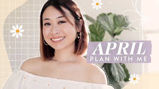 Plan With Me April 2022 🌸 [upl. by Perrie]