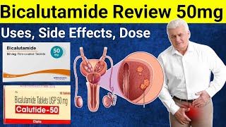 Bicalutamide 50 mg prostate cancer in hindi  Bicalutamide tablets 50 mg  Uses Side Effects Dose [upl. by Cowen]