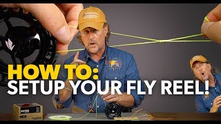 How to SETUP a Fly Fishing Reel StepbyStep Tutorial  2019 [upl. by Eiramacissej]