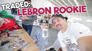 Traded My Lebron James Rookie Card  Vlog [upl. by Ahsekar]