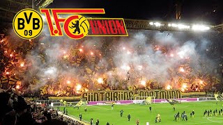 Choreo Borussia Dortmund vs Union Berlin Signal Iduna Park bvb pyro pyrotechnic bvb09 [upl. by Thaine]