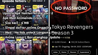 UPDATE  ANIMEINDO V3 PREMIUM UNLOCK APK NONTON ANIME GRATIS [upl. by Okia]