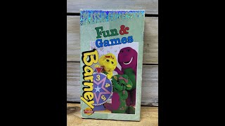 Barneys Fun amp Games 2000 VHS [upl. by Eniarral]