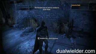 Batman Arkham Asylum Walkthrough  Caves Locate Dr Young Part 1 [upl. by Anawed]