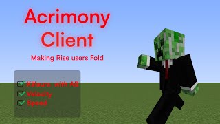 1 Hour Hypixel Uncut  ftAcrimony  Rise users FOLDING HARD [upl. by Tempa124]