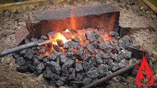 Blacksmithing  Building a simple DIY forge [upl. by Atsyrhc]