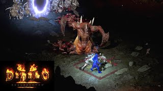 Diablo 2 Resurrected  DURIEL Boss Fight Necromancer [upl. by Eifos895]