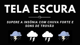 Supere a insônia com chuva forte e sons de trovão robustos perfuram um telhado de zinco da fazenda [upl. by Thais362]