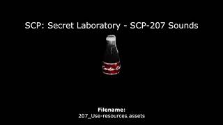 SCP Secret Laboratory  SCP207 Sounds [upl. by Aeet490]