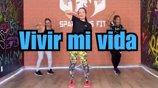 Vivir mi vida Cumbia  Mariela López Dance Fit [upl. by Nerad]