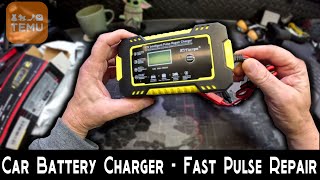 Fastest Car Battery Charger for Pulse Repair Revealed temu [upl. by Namharludba]