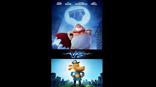 Dog Man Movie Trailer vs Captain Underpants The First Epic Movie Trailer [upl. by Thill252]