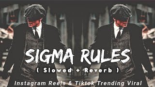 Sigma Rule  Slowed And Reverb  Bad Boy Attitude Song  New Lofi Song 2023 [upl. by Tedra25]