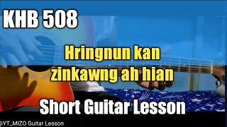 Hringnun kan zinkawng ah hian Short Guitar Lesson [upl. by Karisa]