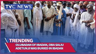 WATCH  Remains Of Olubadan Of Ibadan Oba Saliu Adetunji Arrives The Palace [upl. by Chisholm]