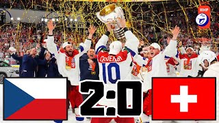 ČESKO VS ŠVÝCARSKO FINÁLE JSME MISTŘI SVĚTA  MISTROVSTVÍ SVĚTA V HOKEJI 2024 [upl. by Uv]