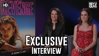 Matilda Lutz amp Coralie Fargeat on women fighting back in Revenge  Exclusive Interview [upl. by Yeleak267]