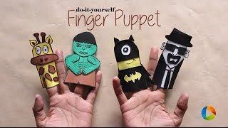 DIY  Finger Puppet [upl. by Ollayos]