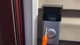 RING doorbell battery replacement [upl. by Maclean602]