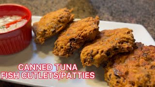 Canned Tuna Patties Recipe  Crunchy Tuna Cutlets  Must try Quick and Easy recipe cutlets [upl. by Amej844]