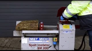 Einweisung  BGU Holzspalter SM300 [upl. by Heindrick]