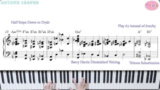 5 Jazz Solo Piano With Explanations [upl. by Eiveneg]